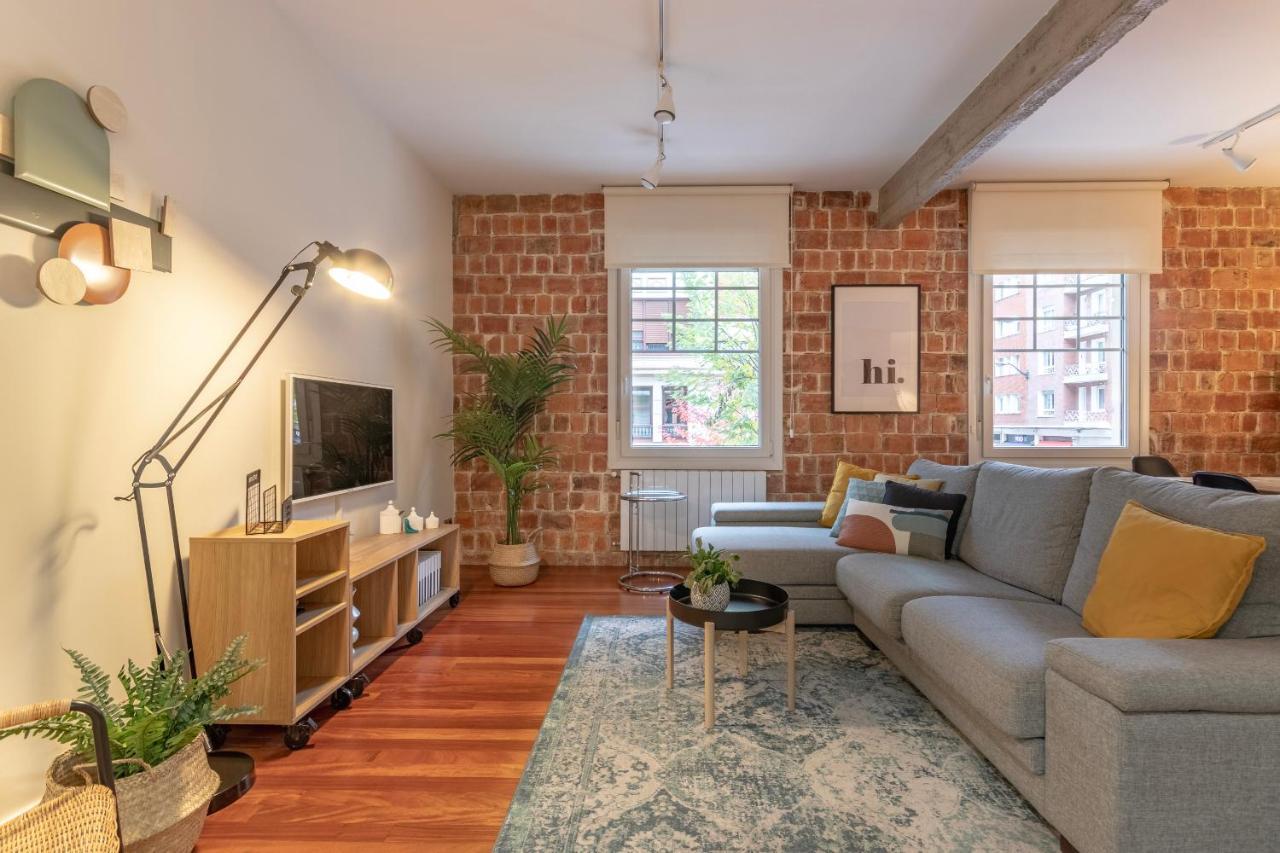 Gran Apartamento Con Estilo En El Centro De Bilbao Eksteriør bilde